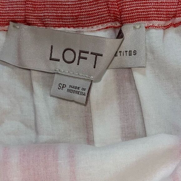 Ann Taylor Loft Dress Women’s Size Small‎ Petite A Line Tank Striped Square Neck - Picture 3 of 9